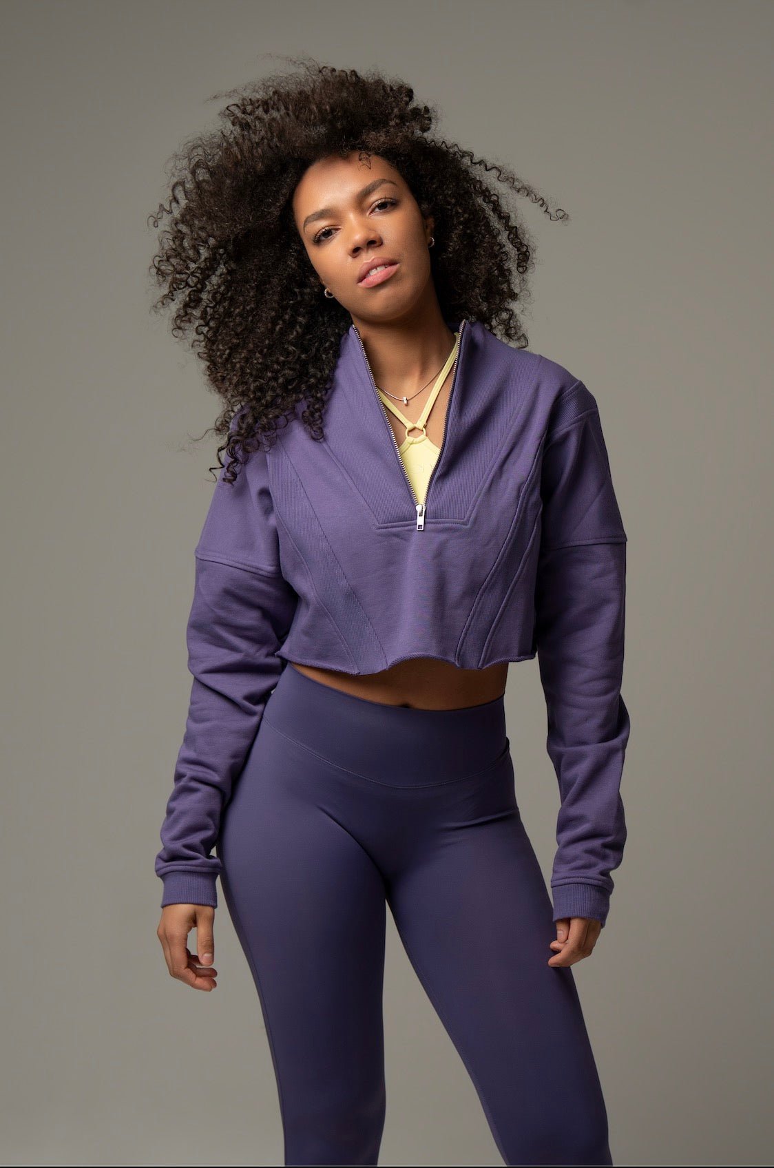 Cropped Half - Zip Hoodie - aniri | Sportswear