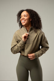 Cropped Half - Zip Hoodie - aniri | Sportswear