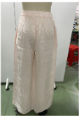 Women’s Pure Linen Wide-Leg Pants