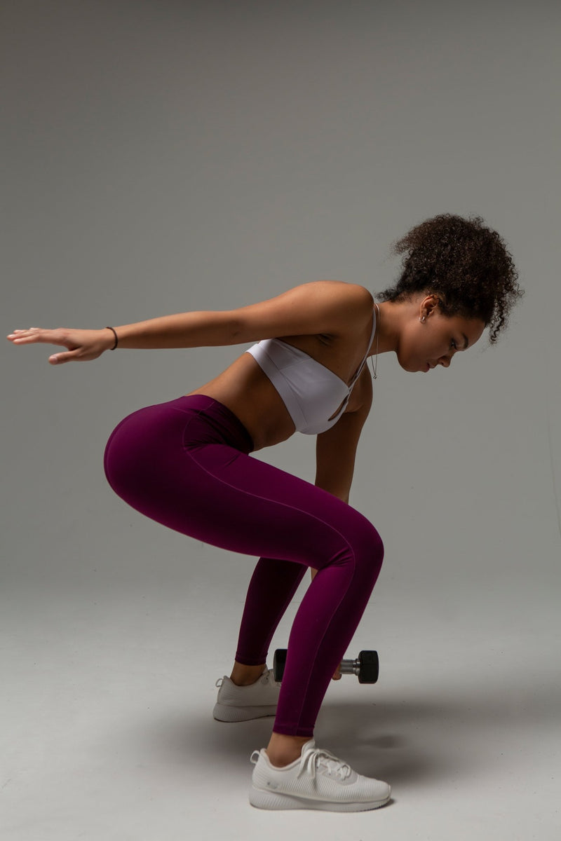 SculptAir X Bra Lavendel  – dynamische Bewegung beim Training